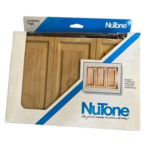 NuTone Panel 2 Note Door Chime LA-153MA Triad Wood Tone 8"x6"x3" New Boxed